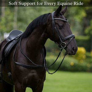Bride de cheval équestre de meilleure qualité bride d'équitation en cuir de vachette véritable confortable et durable au meilleur prix - Product Image 2