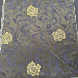 100% tela de satén Jacquard de poliéster ultrasuave peso medio 160 GSM hilo especial metálico transpirable de secado rápido 1334 LAVANDA - Product Image 1