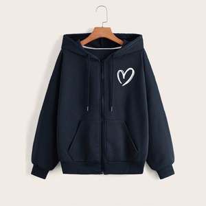 Custom Logo 100% Cotton Zipper <b>Hoodies</b> Men | Winter Heavyweight <b>Lined</b> Fleece Pullover Sweatshirts Eco-Friendly High Quality - Product Image 2