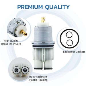 Rp46074 vòi hoa sen Cartridge Tương thích với đồng bằng 13/14 <span class=keywords><strong>Series</strong></span> duy nhất-xử lý vòi nước-Thích hợp cho Đồng bằng màn hình multichoice van - Product Image 2