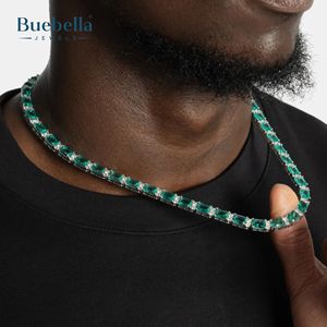 Collar de Gargantilla DE TENIS ostentoso de 6mm chapado en oro blanco, cadena de tenis de Hip Hop con diamantes radiantes para boda o regalo - Product Image 5