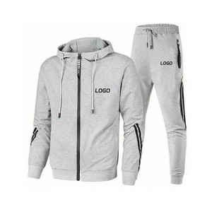 Survêtement de sport pour hommes, tissu doux et respirant, style d'entraînement, offre d'usine, étiquette personnalisée, approvisionnement rapide prêt en vrac - Product Image 1