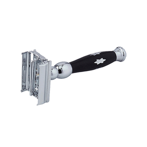 Maquinilla de afeitar de seguridad abierta torcida de la mejor calidad, mango de aluminio, maquinilla de afeitar clásica de oro rosa disponible a buen precio - Product Image 6