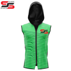 Custom Sublimated <b>Sleeveless</b> <b>hoodie</b> <b>Men</b> and Women Sports Wear 7v7 Uniforms - Product Image 5