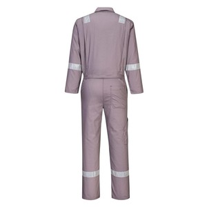 Combinaisons de sécurité unisexes en coton haute visibilité ignifuges à prix de gros – Personnalisation des couleurs et des vêtements de travail - Product Image 4