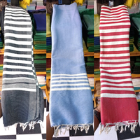 Serviette Fouta marocaine faite à la main en coton et laine 100x200 cm, franges nouées, séchage rapide, pour plage, hammam, bain, vente en gros, fabricant