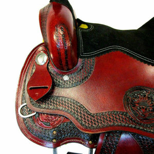 Dernière selle d'équitation Western en cuir véritable portable emballée sur mesure pour le dressage occidental, au prix de gros disponible - Product Image 2
