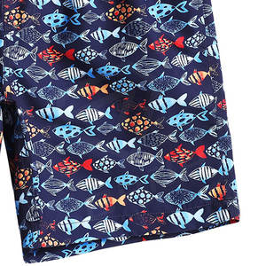 Shorts de Baño para Hombre, Cintura Elástica, Cordón Ajustable, Ecológicos, 100% Algodón, Impermeables, Resistentes al Viento, para Playa, Correr, Verano - Product Image 6