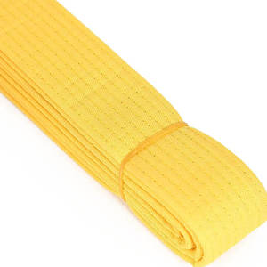 Cinturón de Taekwondo de algodón con logotipo personalizado unisex al por mayor equipo de artes marciales de alta calidad para Karate y Kendo logotipo impreso - Product Image 4