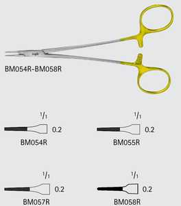 Durogrip TC BAUMGARTNER Base d'aiguille sécurisée Source d'alimentation manuelle plaquée or pour instruments de chirurgie générale - Product Image 4