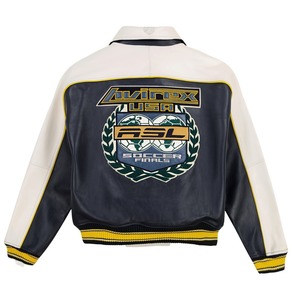 Chaqueta Universitaria Avirex para Hombre, Chaqueta Bomber de Béisbol, Chaqueta Letterman para Hombre, Chaquetas Bomber de Primera Calidad para Motociclistas - Product Image 2