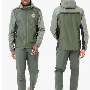 Trajes Deportivos Cortavientos de Diseño Personalizado, Trajes Deportivos Cortavientos de Color Sólido, Trajes Deportivos Cortavientos de Estilo Urbano - Product Image 1