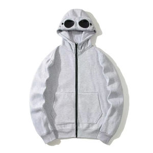 เสื้อฮู้ด2025วินเทจสำหรับผู้ชายผ้า100% พิมพ์ลายกรดหินสีจางปักลายแสงแดด - Product Image 6