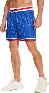 Pantalones cortos informales de verano personalizados de alta calidad para hombre, nuevo logotipo, malla de poliéster, estampado por sublimación, cintura elástica, secado rápido - Product Image 2