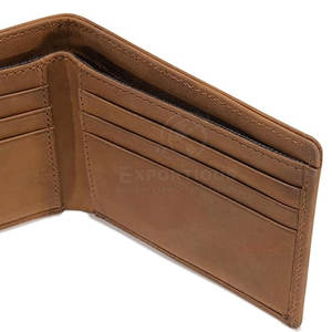 Porte-cartes en cuir de haute qualité, élégant et authentique, service OEM, vente chaude, dernier design de portefeuille en cuir - Product Image 6