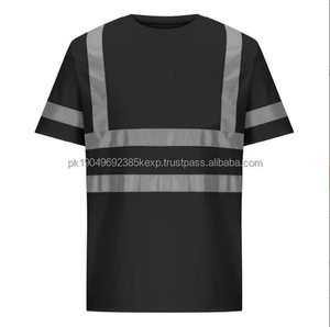 Camisas de Trabajo de Manga Larga de Alta Visibilidad con Protección Solar de Algodón, Camisa de Trabajo para Hombre con Logotipo Personalizado Reflectante de Seguridad - Product Image 3