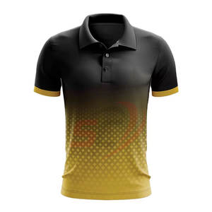 ที่มีคุณภาพสูงระเหิดเสื้อโปโลที่กำหนดเอง100% โพลีเอสเตอร์ผู้ชายเสื้อโปโล - Product Image 1