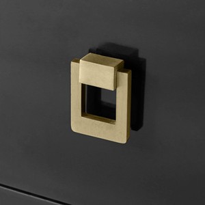 Commode de luxe de nouveau design Matériau en bois de couleur noire pour la maison et l'hôtel Commode Meubles - Product Image 6