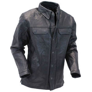 เสื้อยืดแขนยาวหนังแท้สไตล์ลำลองแนวสตรีทสำหรับผู้ชาย ปี 2025  รับทำสีและโลโก้ตามสั่ง ดีไซน์ป้องกันรังสียูวีสำหรับฤดูหนาว - Product Image 1