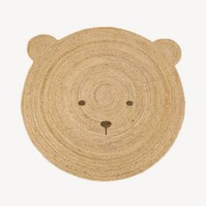Best Selling Co-friendly Handmade Jute Cotton Animal Carpet and <b>Rug</b> Customized Size for Kid Wholesales Home Decoration - Product Image 2
