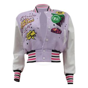 Chaqueta universitaria de invierno estilo bombardero vintage transpirable con bordado de chenilla de lana por sublimación Fl con logotipo personalizado de talla grande para hombre - Product Image 1