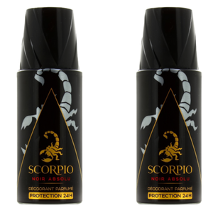 Desodorante y Antitranspirante Noir Absolu de Scorpio, 2 x 150 ml, para Hombre - Product Image 2