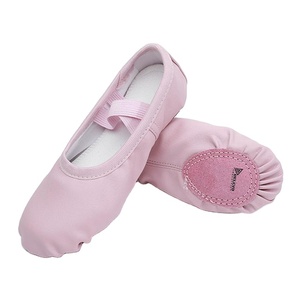Unisex Leather Ballet Shoes Soft Flexible Sole Dance Shoes Genuine Leather Comfortable Lightweight Ballet Practice Footwear - Product Image 1