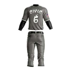 Uniforme de baseball personnalisé 100% polyester facilement lavable Maillots à séchage rapide imprimés numériquement Qualité supérieure au meilleur prix pour les hommes - Product Image 4