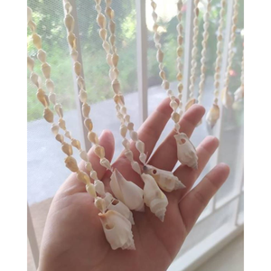 Rideaux de coquillages de vente en gros exclusive naturelle: rideaux en nacre fabriqués à la main uniques carillons éoliens Capiz - Product Image 4