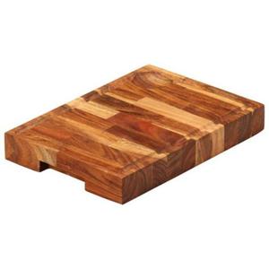 Planches à découper en bois de qualité supérieure écologiques pour les commandes en gros avec design à carreaux planche à découper de finition antique - Product Image 2