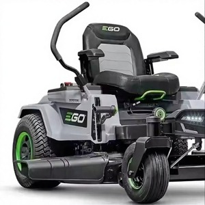 เครื่องตัดหญ้าแบบนั่งขับ EGO Zero Turn ขนาด 48 นิ้ว แบบไฟฟ้า สีดำและเขียว ตัวเครื่องทำจากพลาสติกสีดำและสีเขียว - Product Image 1