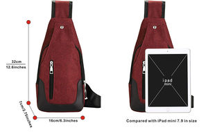 Bolsa de Hombro Cruzada para Hombre, para Viajes, Senderismo, Ciclismo, Trabajo, al Aire Libre - Product Image 2