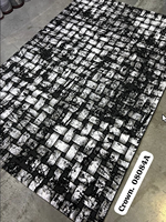 Tapis turc Gaziantep Shaggy Adiva 100% polypropylène, imperméable, pour extérieur, avec support en jute, épaisseur de poils moyenne 0,4-0,6 pouces.