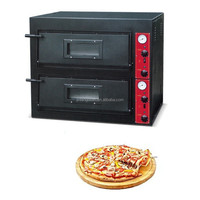Roestvrijstalen Dubbeldeks Industriële Bakkerij Gas Pizzaoven/Elektrische Bakpizzaoven