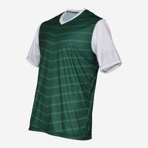 Maillots de football personnalisés en coton uni, respirants, légers, à séchage rapide, unisexes, ensembles d'uniformes de sport, manches courtes, kits d'été - Product Image 2