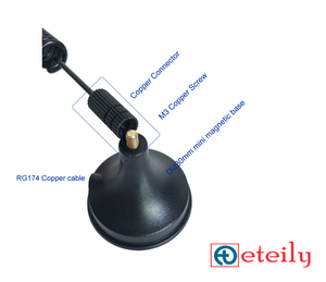 ETEILY S21 5G 15dBi Antenne magnétique à ressort robuste avec câble RG174 et connecteur mâle SMA Fabriqué en Inde - Product Image 4