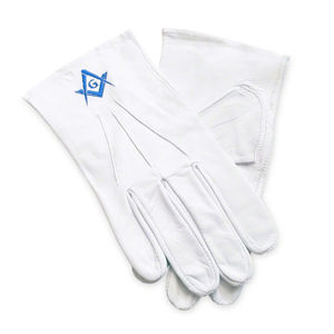Gants Regalia en pur coton franc-maçon anti-dérapant vêtements de cérémonie pour les services de l'église en plein air Applicable OEM entretenu - Product Image 6