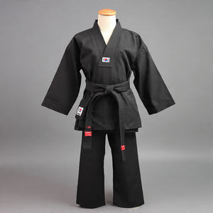 Combinaison de Taekwondo en coton sergé 100% polyester, vêtements d'arts martiaux, combinaisons de boxe, karaté, judo, pour hommes et femmes - Product Image 5