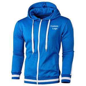 A granel personalizado Unisex moda polar invierno Sudadera con capucha de alta calidad suelta Casual doble cremallera Retro sólido con capucha - Product Image 4