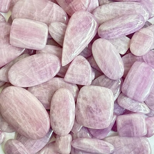 Cabochon de Kunzite Naturelle Lot de Pierres Précieuses Lâches Fourniture de Bijoux Cabochon de Kunzite Naturelle Lot de Gros - Product Image 3