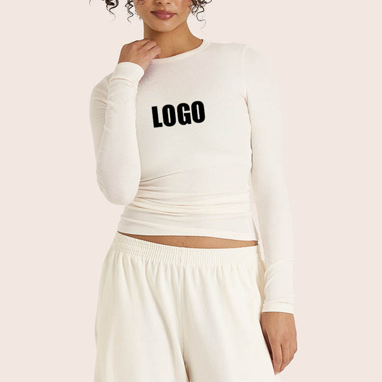OEM Custom High Quality Fitness Breathable Quick Dry Lightweight Tight Fit Sports Yoga Long Sleeve for Women
