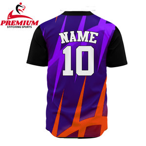 Camisetas de Béisbol de Poliéster Elásticas de Secado Rápido y Transpirables de Alta Calidad, Personalizadas, con Cuello en V, Bordadas, Estampadas, Tallas Grandes - Product Image 6