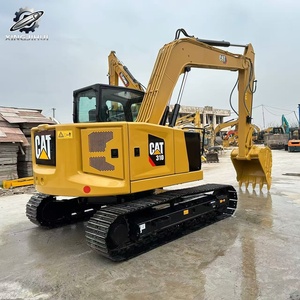 Excavatrice d'occasion CAT310E 10 tonnes, godet 0,45 m³, marque japonaise d'origine, excavatrice de construction sur chenilles moyennes, faible nombre d'heures, certifiée CE - Product Image 3