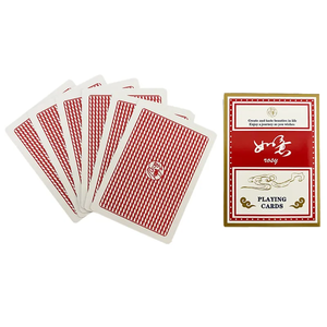 Prix bas en gros Spot inventaire Stock Poker cartes 4C impression publicité 54 pièces Pack bureau jeu de société papier cartes à jouer - Product Image 2