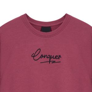 OEM Service Casual Men's 100% Cotton Crewneck Sweatshirt Custom Printed Logo Oversized Pullover O-Neck Plain Dyed <b>Winter</b> Hoodie - Product Image 6