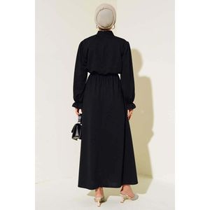 Robe évasée à taille élastique très colorée, origine TR, tailles 40-46 - Product Image 1