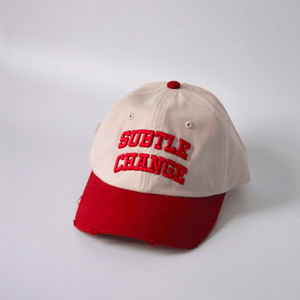 Casquettes personnalisées 6 panneaux 2 tons Casquettes de baseball Broderie 3D usée Casquettes de baseball à visière incurvée Tissu en coton Casquette pour hommes et femmes - Product Image 1