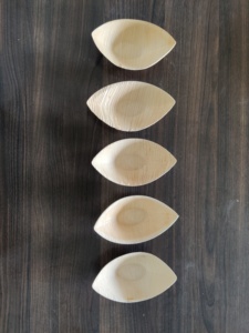 ชามเซรามิกทรงเรือขนาด5 "x 2.5" ทนทานและใช้แล้วทิ้งสำหรับห้องครัวร้านอาหารความลึก1.7ซม. - Product Image 2