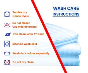 Sábanas textiles a rayas para el hogar, 100% algodón, 400TC - Product Image 5