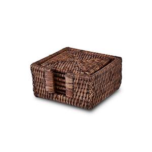 Antique Rattan Square <b>Coasters</b> Natural <b>Woven</b> Jute Placemats Heat Resistant Wholesale Tableware <b>Coasters</b> & Mats - Product Image 2